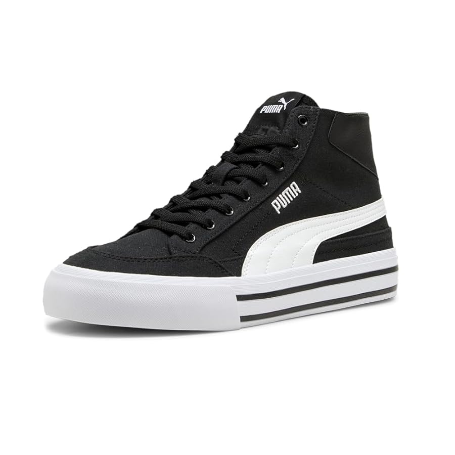 Amazon | PUMA メンズ コート クラシック バルク ミッド